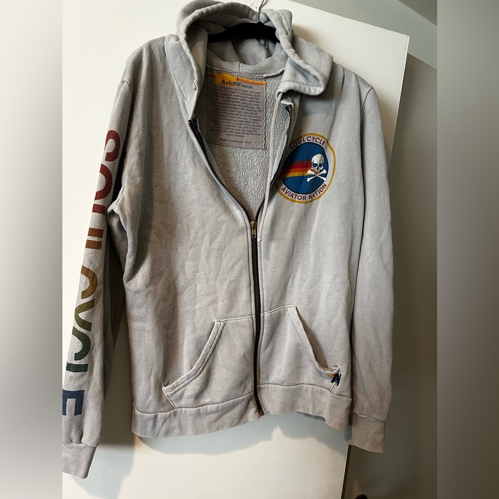 Aviator Nation soul cycle full zip